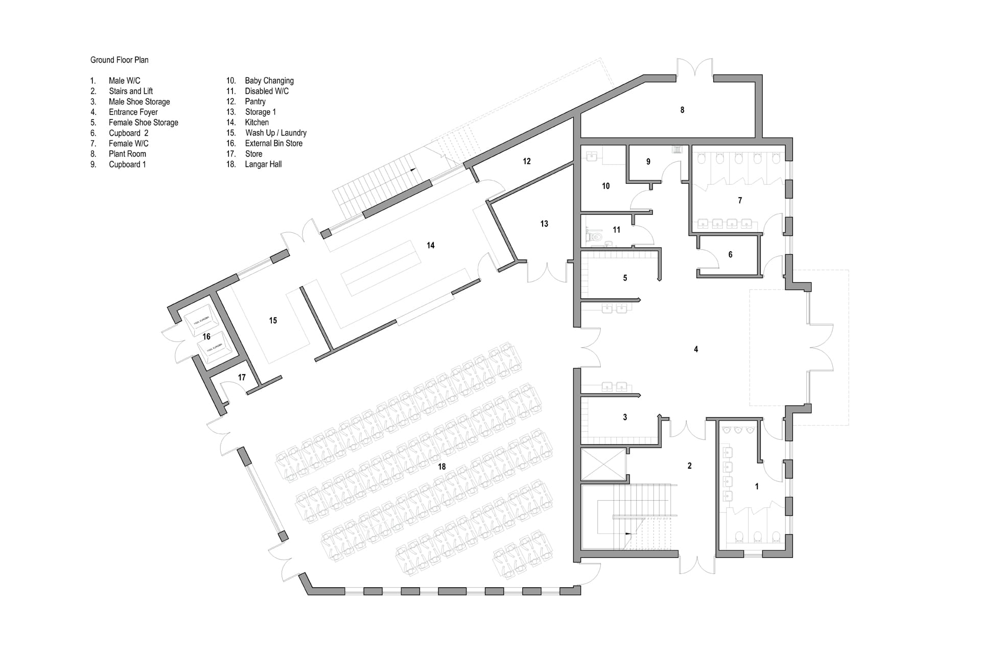 Bedford Sikh Temple Floor Plan Stenton Obhi Architects